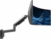 VIVO Premium Ultrawide Monitor Counterbalance Wall Mount for 49 inch Screens up to 44 lbs, Full Motion, Max VESA 100x100, Black, MOUNT-V100E
