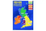 Grindstore UK & Ireland Country Map Mini Poster (Multicoloured) (One Size)