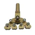 Guitar Fractal Fret Press Repair Tool Metal Suit for Various Radius Fretboard