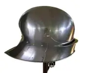 18GA SCA LARP Medieval Knight Wearable German Sallet helmet Replica