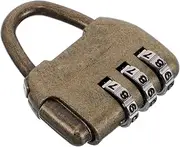 FOMIYES Zinc Alloy Vintage Combination Padlock Stylish Travel Lock for Gym Luggage Handbags Easy Passcode Lock for Secure Storage Retro Design with Elegant Aesthetic