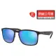 【RayBan 雷朋】康目色戀彩偏光太陽眼鏡 RB4264 601S/A1 霧黑框戀彩藍水銀偏光鏡片 公司貨