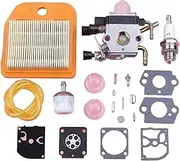 Carburetor Carb Repair Kit for Stihl HS81 HS81R HS81RC HS81T HS86 Air Fuel Filter Line for Trimmer Replace Spare Part