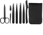 Taoluwin Eyebrow Razor Kit, 7Pcs Facial Hair Removal Set with Portable Pouch, Precision Eyebrow Trimmers Shaver & Dermaplaning Tool for Women, Safe Hair Removal