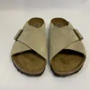 Birkenstock New with Box Arosa Taupe Suede Soft Footbed Narrow - Select Size
