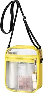Stadium Bag,Waterproof Clear Purse - Cell Phone Wallet, Bag with Removable Adjustable Strap for Sports