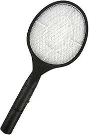 Electric Swatter - Rechargeable Fly Zapper Racket for Mosquitoes and | High Power with Secure Mesh Design, Perfect for Indoor and Outdoor Use, Camping, Backyard Activities,