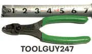 SNAP ON TOOLS USA GREEN Soft Grip 7" Wire Stripper Cutter Crimper PWCS7ACF G