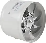 ECUTEE Duct Fan, Extractor Fan, 8 Inch Supply Air/Exhaust Fan, 200 mm, Inline Pipe Fan, Air Extractor, Industrial Fan, Extraction, Lower Energy Consumption for Bathroom, Kitchen, White