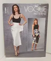 Vogue V1684 Sewing Pattern Misses Skirt Size 14-22 Uncut