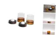 Personalized golf coaster and whiskey glasses: Golf 2 Glasses, Not Personalized