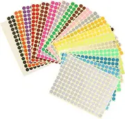 Operitacx Sticky Dot Stickers Sheets Mini Round Labels for Home Organization Self-Adhesive Simple Shapes for Easy Sorting