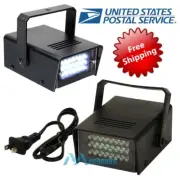 Party Disco Lights White Strobe Light 24 LED Flash DJ Club Stage Xmas Rave Lamp
