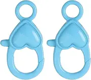 [Ｓｉｍｈｏａ] 2x Lobster Clasp, Lobster Claw Clasp Alloy Accessories, DIY Keyring Buckle Hook for Keychain Crafts Findings Keyring Charms