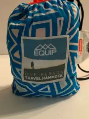 Equip One Person Travel Hammock Blue/red
