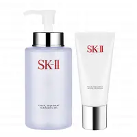 在飛比找Yahoo奇摩購物中心優惠-SK-II 全效深層潔顏特惠組 (效期至2025.01)