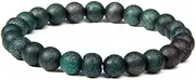 [QJZM] Lapis Lazuli Bracelets Men Natural Energy Lazuli Bracelet Polished 8mm Lazurite Beads Bangle Pulsera Women Jewelry Gift-26_19 centimeters