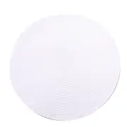 4/6PCS Anti-slip Placemats Drink Coasters Insulation Pad Kitchen PP Round 38cm Table Mat White