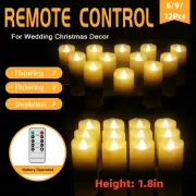 Valentines Day LED Flameless Candles Battery Operated Candles Remote Tea Light