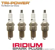 IRIDIUM SPARK PLUGS - for Daewoo Lanos 1.5L T100, T150 (A15SMS) TRI-POWER