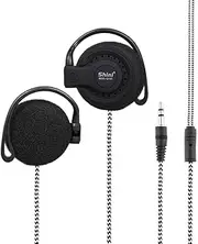 3.5Mm Wired Gaming Headset On-Ear Sports Headphones Ear-Hook Music Earphones for Phones Tablet Laptop Desktop Black 1