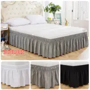 Dust Ruffle Bed Cover Bed Skirt Bed Spread Elastic Bed Ruffles Bed Ruffles