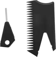 Milisten Sturdy Paddleboard Wax Comb Key Set for Surfboard Maintenance Wax Applicator Tool Serrated Edges Plastic