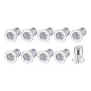 Rivet Nuts (M3) 100Pcs, Aluminum Alloy Threaded Insert Nuts