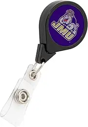 James Madison University JMU Dukes NCAA Retractable Badge Holder Ticket Clip Reel ID