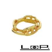 Unused Hermes Ch ne d Ancle Scarf Ring Fashion GP Gold Box 341236 1