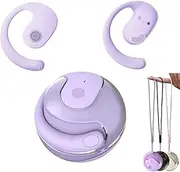 Cherishty Ai Translation Earphones, Entrancet Ai Translator Earbuds, Sentdream Translator Earbuds Real-Time Translation for 140+ Languages, Bluetooth 5.4 Wireless Earphones (Purple)