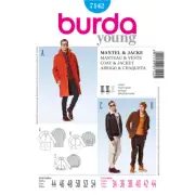 NEW Burda 7142 Men's Jacket Pattern By Spotlight