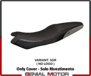 Seat saddle cover Londra 1 Gray (GR)T.I. for KAWASAKI ER-6N / F 2005 > 2011