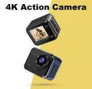 VIRAN Mini 8 4K/60fps GO HD Action Camera Pro 20MP Waterproof