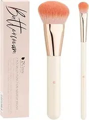DUcare Liquid Blush Brush Foundation Brush, 2Pcs Makeup Brushes, Concealer Brush Under-Eye Concealing and Contouring, Bronzer highlight Blending Face Brush For Liquid Or Cream Foundations