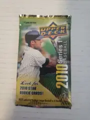 2010 Upper Deck Series 1 Unopened Factory Sealed Pack Derek Jeter 8 Cards
