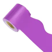 Bulletin Board Border, 32.8Ft x 2.24Inch Classroom Border Trim, Purple