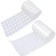 KONTONTY 900pcs Round Self Adhesive Dot Tapes Strong Hook Loop Sticky Dots Easy Peel Firm Grip for Crafting Home and Office Use