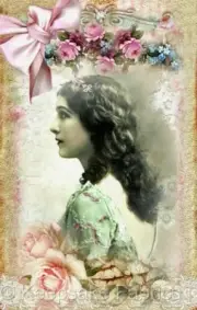 Whimsy Dust Victorian Lady Quilt Block Multi Szs FrEE ShiP WoRld Wide (W50