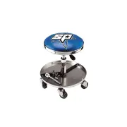 SP Tools Rolling Pneumatic Stool - Workshop Garage with 3 Section Tray