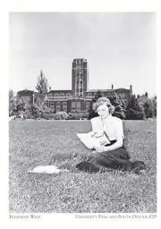 *Postcard-"Coed During Freshman Week"-1955-*University Park & S Denver {G17}