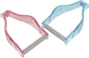 Healeved 2pcs Facial Hair Remover Spring Epilator for Eyebrow Lip Hair Removal Portable Manual Threading Tool for Women Lightweight Fine Smooth Finish