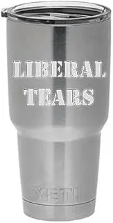Liberal Tears Funny 2 Pack Decal Vinyl Sticker|Cars Trucks Vans Walls Laptop| White |1.5 x 3 in|CCI1247