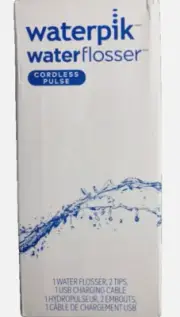 Cordless Pulse Rechargeable Portable Water Flosser for Teeth, Gums, Braces