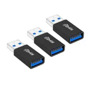 3 Pack USB 3.0 Male to USB 3.0 Female Adapter Data Cable Extension