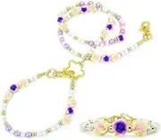 L'ange Bead Lead Set - Flower Pearl, Large