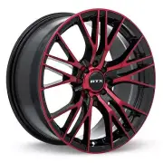 17 Inch Black Alloy Wheel Rim for Volkswagen EuroVan, RTX 82315 17x7.5 5x112 5Lu (for: Volkswagen)