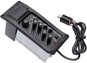 Labymos 4-Band EQ Equalizer Piezo Pickup EQ-7545R Pre-Amp Acoustic Guitar Preamp Amplifier Tuner