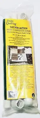 NEW SEALED DRITZ QUILTING 3128 QUILT N GO LAP FRAME 14” X 14” QUILT AS YOU GO