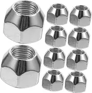 ULTECHNOVO 10pcs Lug Nuts for Truck Tires Lug Nuts 1/2 x 20 Lug Nuts for Trailer Lug Nuts 1/2 20 Trailers Trailer Accessories Lug Nuts 1/2 X20 Wheel Truck Nuts Camper Lug Nuts Carbon Steel